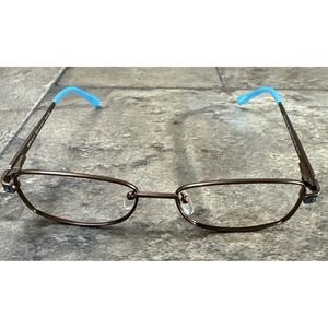 Impression IMPW-16-17 Brown/Teal Metal Flex Eyeglasses Frames 52-16-135-31mm G17